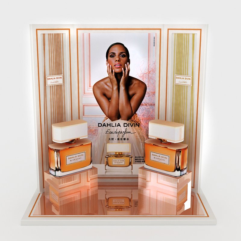 Custom High-end Makeup Multi-material Display