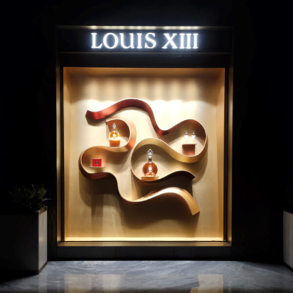 Boutique Liquor Window Display Production